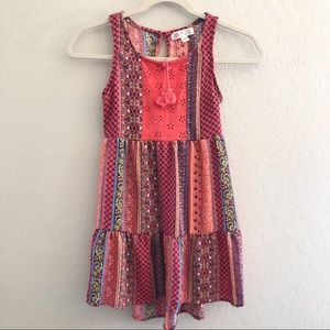 ❌SOLD❌ZOEY GIRL Boho Dress Patchwork Peasant